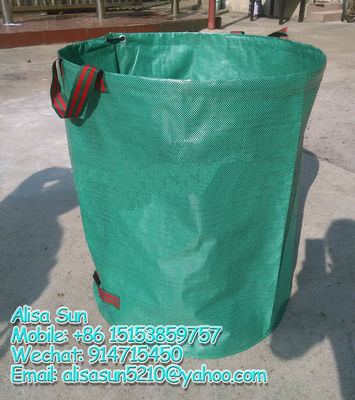 Birthday Design PP Tarpaulin Garden Bags For Leaves