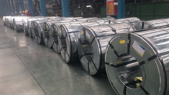 0.13-1.0MM Unoiled Galvanized Steel Coils With Regular Spangle 150g Zinc Coating
