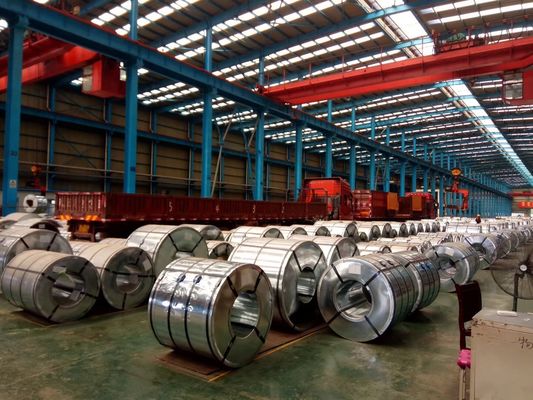 Chrome Hot Dipped Galvanized Steel Coils , Galvalume coil 0.13-1.2mm Thickness