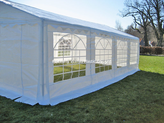 Heavy duty 4 x 8 m white PVC wedding party tents, event tents