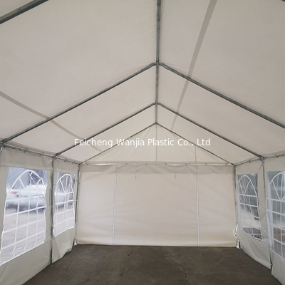 Heavy duty 4 x 8 m white PVC wedding party tents, event tents