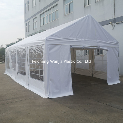 Heavy duty 4 x 8 m white PVC wedding party tents, event tents